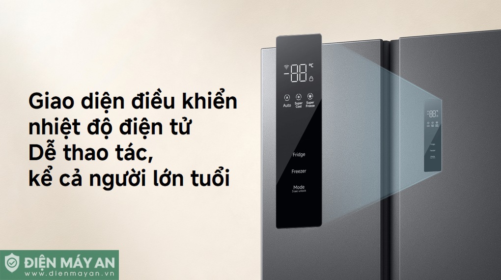 Tủ lạnh Xiaomi Mijia Inverter 635 lít Side By Side MRS72HMPAVN